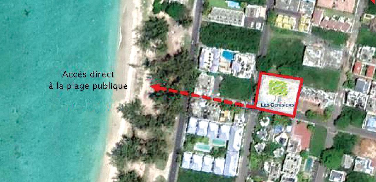 Les Cerisiers - Beach Apartment With Pool, Few Steps To The Beach Flic-en-Flacq Exteriér fotografie
